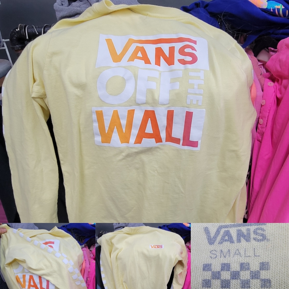 Van's womens long sleeve graphic tee